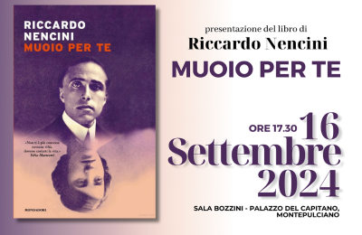 Riccardo Nencini presenta “Muoio per te”, nuovo romanzo su Matteotti