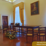 Sala della Giunta addobbata per Matrimonio Civile