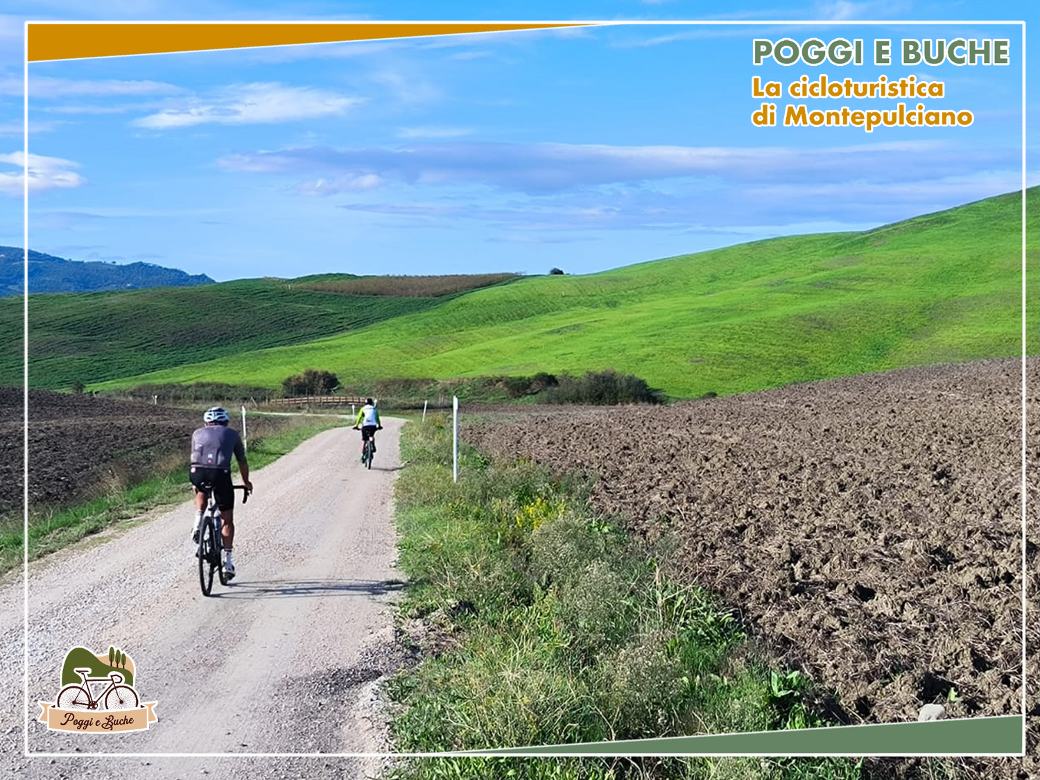 ciclisti su strade bianche