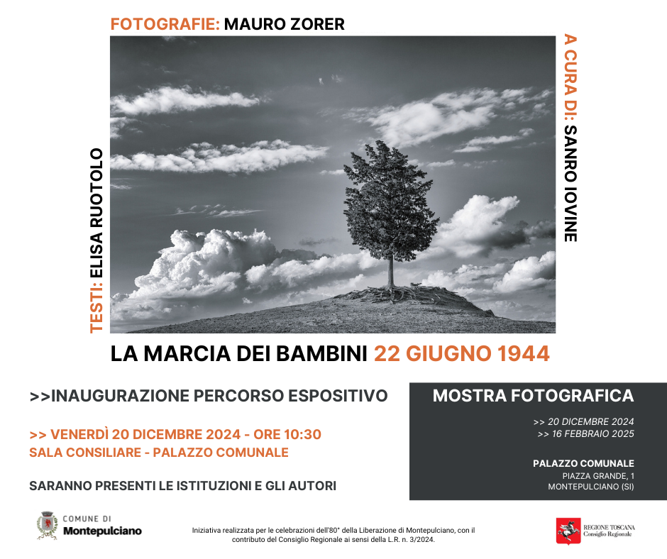 Inaugurazione Mostra Fotografica Marcia dei Bambini (Post di Facebook)