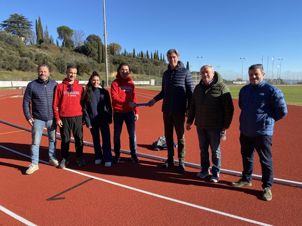 sindaco e giunta con società sportiva per passaggio testimone