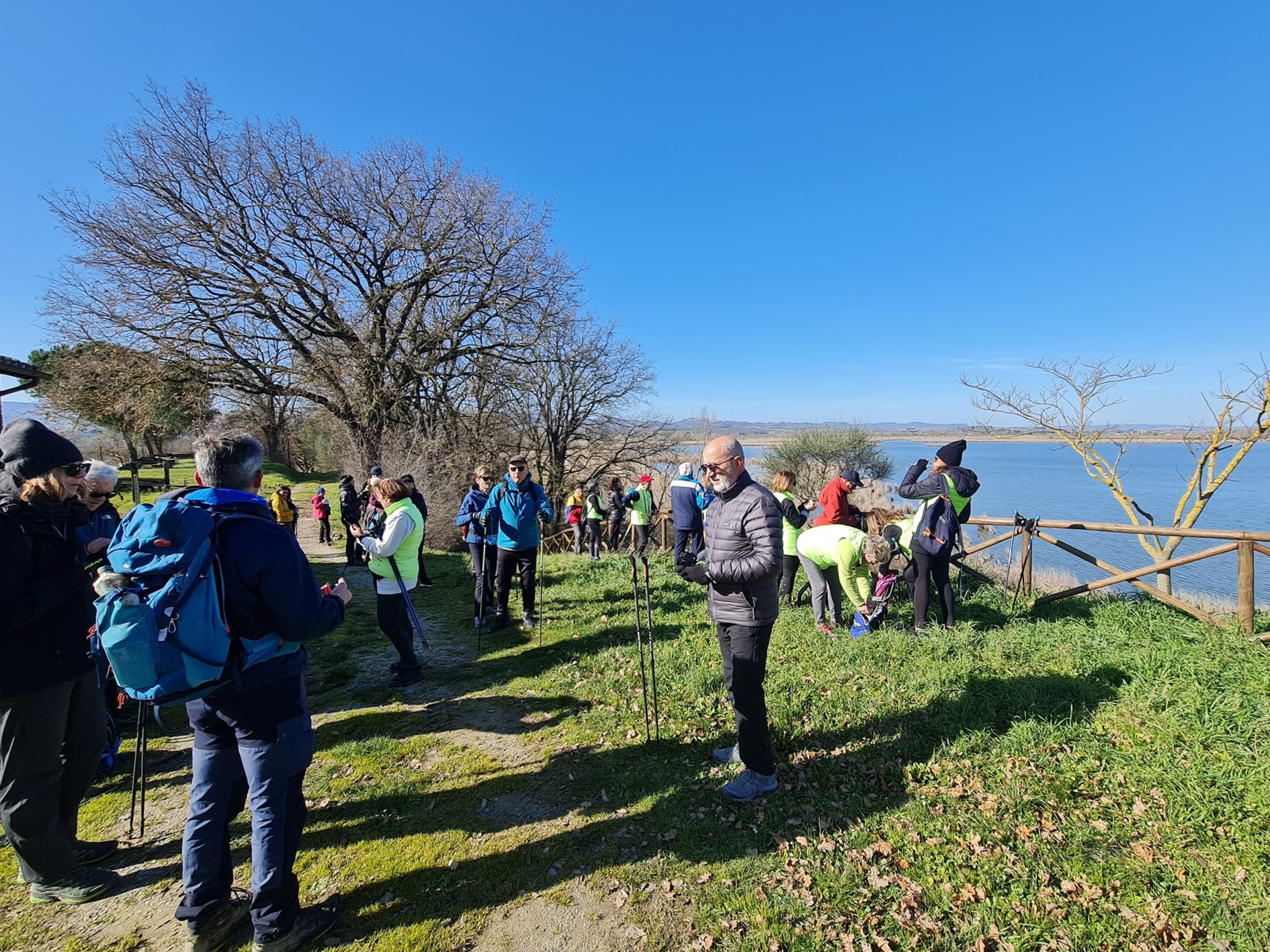 trekking lago montepulciano